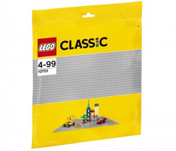 Классика 10701 "Строительная пластина серого цвета" (Lego Classic) - Интернет-магазин игрушек и конструкторов Лего kubikon.ru, г. Екатеринбург