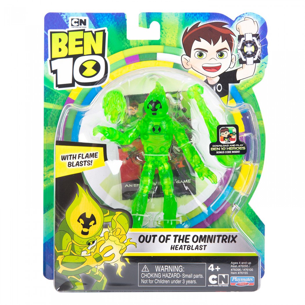 Игрушка Ben 10 Фигурка 12.5 см, Человек-огонь из Омнитрикс 76155b -  Интернет - магазин игрушек kubikon.ru