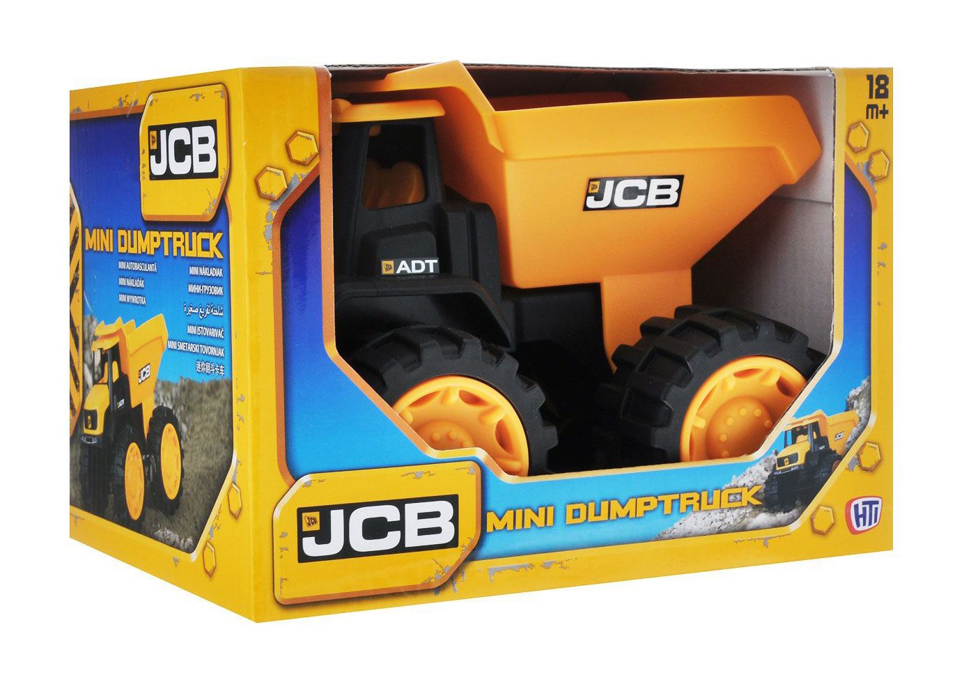 Игрушка Мини Самосвал JCB 18см 1415638.V15-Интернет-магазин kubikon.ru г. Екатеринбург