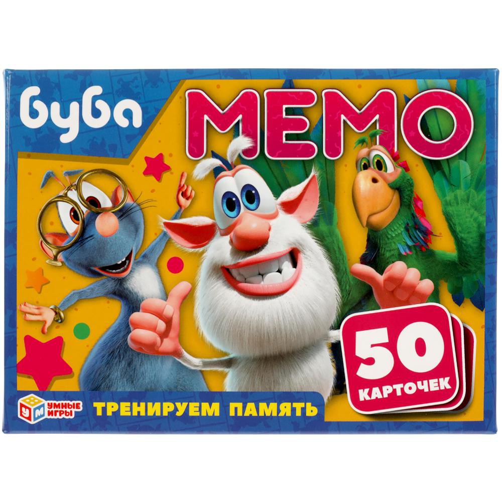 КАРТОЧНАЯ ИГРА МЕМО БУБА (50 КАРТОЧЕК) С БУКЛЕТОМ 4610136737143