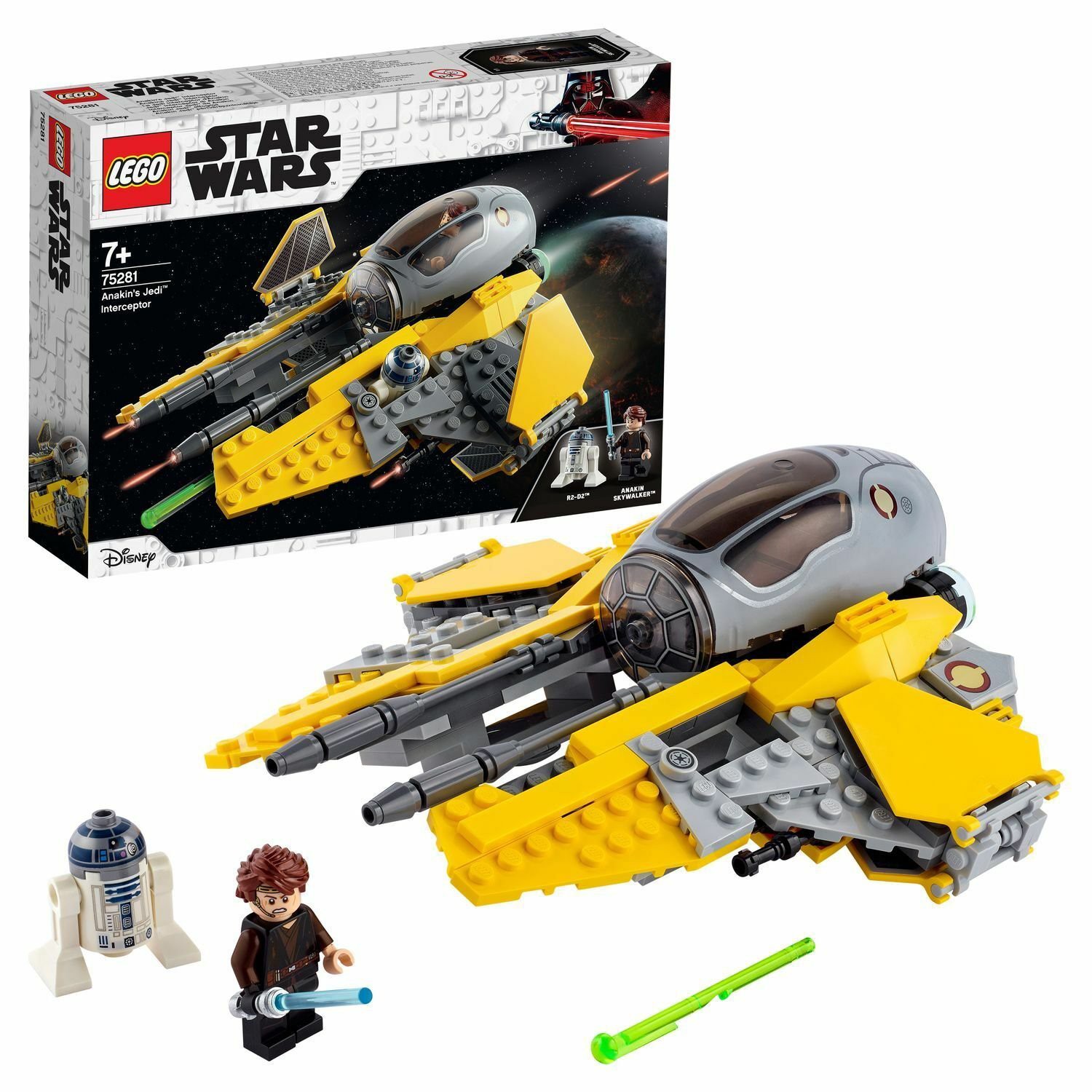 Конструктор LEGO Star Wars - Звездный истребитель джедая Йоди Лего Звездные Войны 75360
