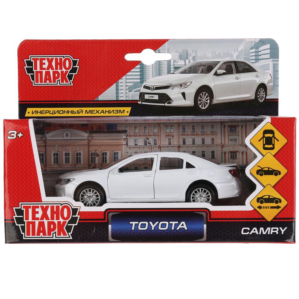 Игрушка машина металлическая toyota camry длина 12 см инерционная ТЕХНОПАРК  CAMRY-WH