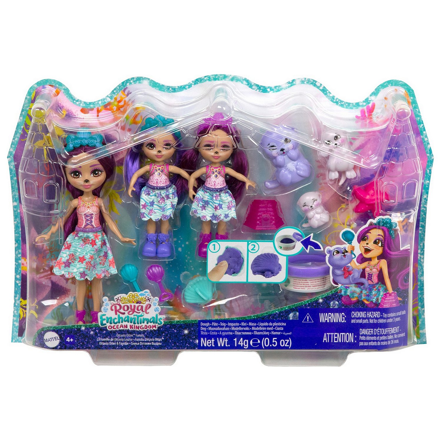 Набор игровой Enchantimals Семья Оттавии Выдры с аксессуарами HCF96 Mattel  HCF96