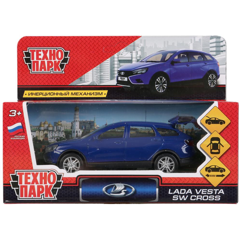 Игрушка машина металлическая lada vesta sw cross длина 12 см, синий  ТЕХНОПАРК VESTA-CROSS-BU