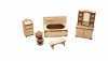 Набор мебели Хэппикон "Ванная" из дерева HK-M006 - Интернет-магазин игрушек и конструкторов Лего kubikon.ru, г. Екатеринбург