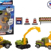 Игрушка Модель 1:64 Спецтехника 3 шт. с аксесc. 104019 Motorro - Интернет-магазин игрушек и конструкторов Лего kubikon.ru, г. Екатеринбург