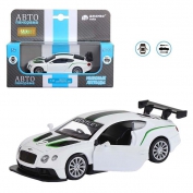 Игрушка Модель 1:43 Bentley Continental GT3, белый 1200135JB Автопанорама Автопанорама - Интернет-магазин игрушек и конструкторов Лего kubikon.ru, г. Екатеринбург