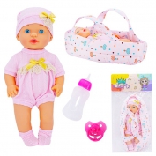 Игрушка Пупс Miss Kapriz 1808K-I-21MK в переноске в пакете 0465806YS/0482616YS - Интернет-магазин игрушек и конструкторов Лего kubikon.ru, г. Екатеринбург