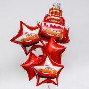 Набор фольгированных шаров «Happy Birthday», Тачки 36" 4617343 - Интернет-магазин игрушек и конструкторов Лего kubikon.ru, г. Екатеринбург