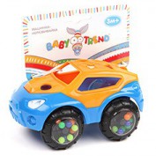 Игрушка Машинка-неразбивайка оранж.синяя # Baby Trend 900005 - Интернет-магазин игрушек и конструкторов Лего kubikon.ru, г. Екатеринбург
