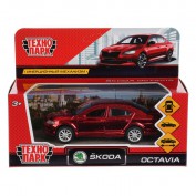 Игрушка Машина SKODA OCTAVIA ХРОМ КРАСНЫЙ, 12см, открыв. двери, инерц. Технопарк OCTAVIA-RD-CH - Интернет-магазин игрушек и конструкторов Лего kubikon.ru, г. Екатеринбург