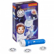 Игрушка Диапроектор-фонарик Bondibon, 3 диска со слайдами ( космос) ВВ3198 - Интернет-магазин игрушек и конструкторов Лего kubikon.ru, г. Екатеринбург