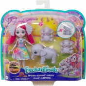 Игрушка Enchantimals® Кукла со зверушками Esmeralda Elephant, Graceful, Prunie&Mammont (GJX43) GTM30 - Интернет-магазин игрушек и конструкторов Лего kubikon.ru, г. Екатеринбург