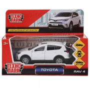 Игрушка Машина металлическая "TOYOTA RAV4", длина 12см, открыв. двери, инерционная , белый, Технопар - Интернет-магазин игрушек и конструкторов Лего kubikon.ru, г. Екатеринбург