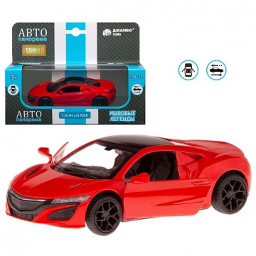 Игрушка Модель 1:38 Honda Acura NSX, красный 1200143JB Автопанорама Автопанорама - Интернет-магазин игрушек и конструкторов Лего kubikon.ru, г. Екатеринбург