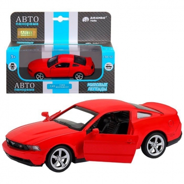 Игрушка Модель 1:43 Ford Mustang GT, красный 1251254JB Автопанорама Автопанорама - Интернет-магазин игрушек и конструкторов Лего kubikon.ru, г. Екатеринбург