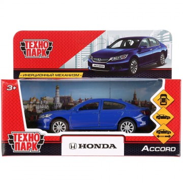 Игрушка машина металлическая "honda accord", длина 12см, открыв. двери, инерционная  ТМ Технопарк AC - Интернет-магазин игрушек и конструкторов Лего kubikon.ru, г. Екатеринбург