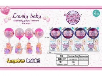 Игрушка Пупс 200-1BLD Kaibibi baby ЧупаЧупс Kaibibi 932480YS - Интернет-магазин игрушек и конструкторов Лего kubikon.ru, г. Екатеринбург