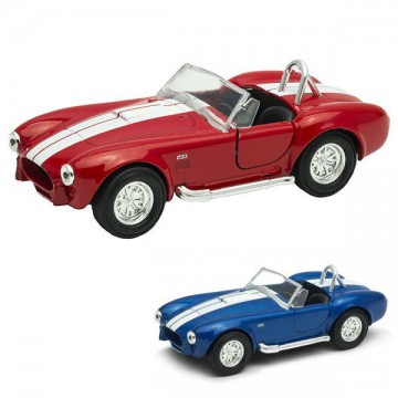 Игрушка модель винтажной машины 1:34-39 Shelby Cobra S/C 1965 43761 Welly - Интернет-магазин игрушек и конструкторов Лего kubikon.ru, г. Екатеринбург