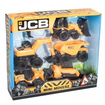 Игровой набор Строительная техника JCB серия Mini Moverz (5 шт в упак) 1416886 - Интернет-магазин игрушек и конструкторов Лего kubikon.ru, г. Екатеринбург