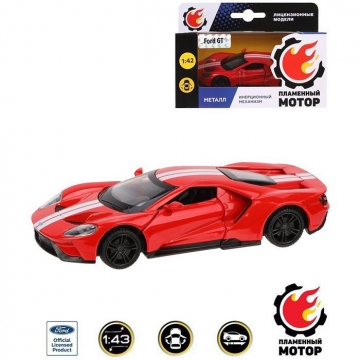 Игрушка Модель 1:42 Ford GT 870404 Пламенный мотор - Интернет-магазин игрушек и конструкторов Лего kubikon.ru, г. Екатеринбург