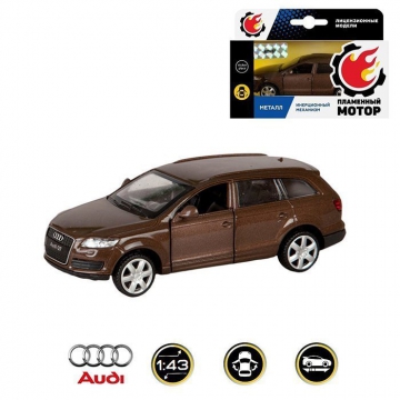 Игрушка Модель 1:43 Audi Q7 870482 Пламенный мотор - Интернет-магазин игрушек и конструкторов Лего kubikon.ru, г. Екатеринбург