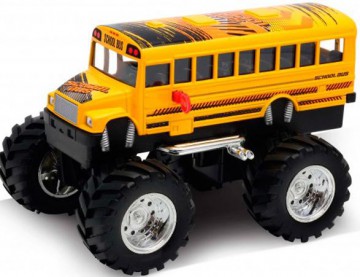 Игрушка Велли модель машины 1:34-39 School Bus Big Wheel Monster Welly 47006S - Интернет-магазин игрушек и конструкторов Лего kubikon.ru, г. Екатеринбург