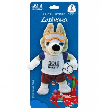 Брелок Zabivaka 16см ЧМ-2018 плюш Т11001 - Интернет-магазин игрушек и конструкторов Лего kubikon.ru, г. Екатеринбург