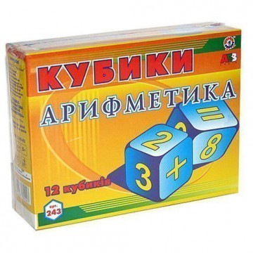 Игрушка Кубики Арифметика Технок (Интелком) 0243ik - Интернет-магазин игрушек и конструкторов Лего kubikon.ru, г. Екатеринбург