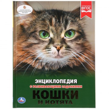 Книжка кошки и котята (энциклопедия а4) ''Умка'' 978-5-506-02698-3 - Интернет-магазин игрушек и конструкторов Лего kubikon.ru, г. Екатеринбург