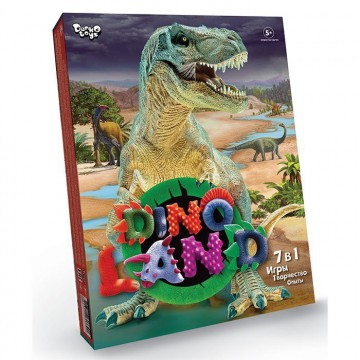 Игра 7 в 1 Dino Land Игры,Творчество,Опыты,серии Danko Toys 876-157 - Интернет-магазин игрушек и конструкторов Лего kubikon.ru, г. Екатеринбург