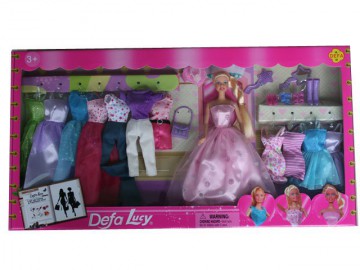 Игрушка Кукла 8193 с одеждой 219422YS Defa Lusy - Интернет-магазин игрушек и конструкторов Лего kubikon.ru, г. Екатеринбург