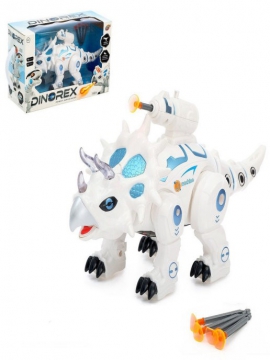 Игрушка Робот-игрушка «Динозавр трицеработ», стреляет, свет, звук, работает от батареек 4388181 - Интернет-магазин игрушек и конструкторов Лего kubikon.ru, г. Екатеринбург