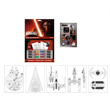 Набор для рисования Lucasfilm Star Wars (с фломастером) 182035 Балтик - Интернет-магазин игрушек и конструкторов Лего kubikon.ru, г. Екатеринбург