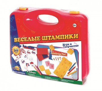 Веселые штампики (чемоданчик) 80842 - Интернет-магазин игрушек и конструкторов Лего kubikon.ru, г. Екатеринбург